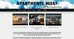 Desktop Screenshot of apartments-mijat.com